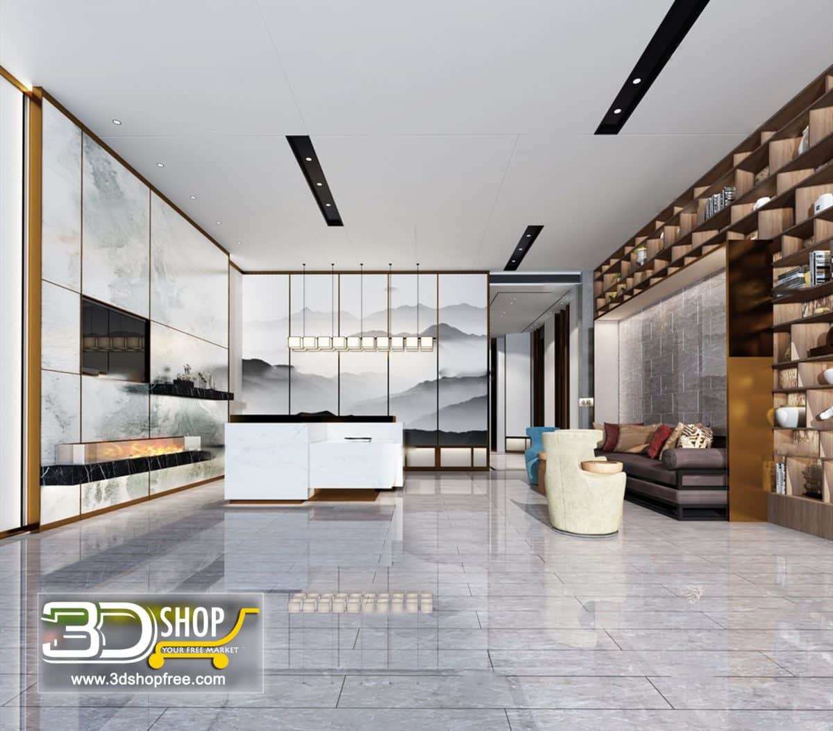 Interior Scenes-Livingrooms-Chinese style