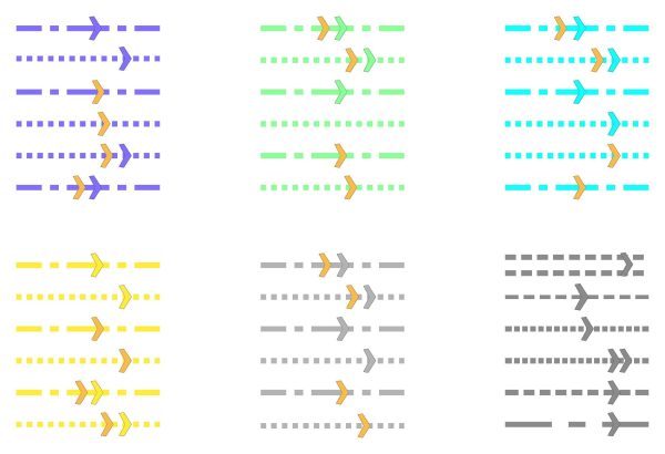 Route Symbols Cad Blocks 007