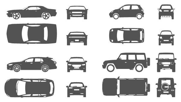 Car Icons Cad Blocks 016