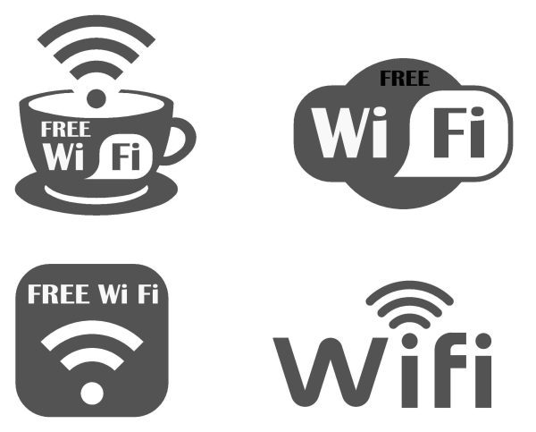 Wi-Fi Symbol Cad Blocks  017