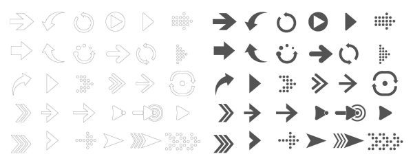 Arrow Sketch Free Icon Cad Blocks 019