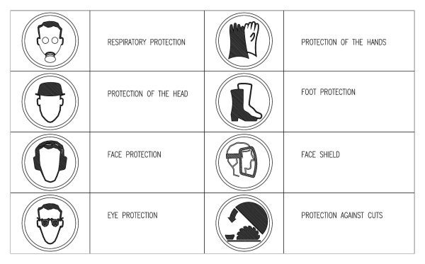 Occupational Safety Symbols Cad Blocks 025
