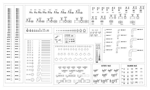 Plumbing Fixtures And Fittings Cad Blocks 039