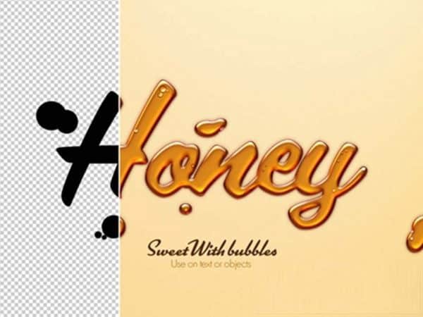 060 Golden Liquid Text Effect 322370742