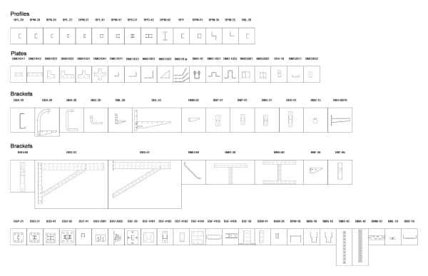 Joint Connectors Cad Blocks  085