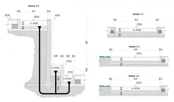 Waterfall Cad Blocks 092