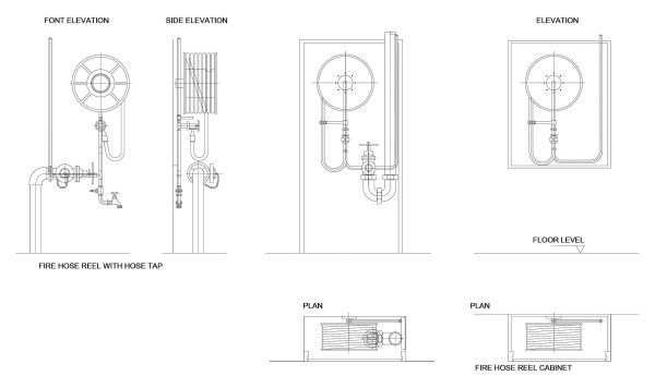 Fire Hydrants Cad Blocks  098