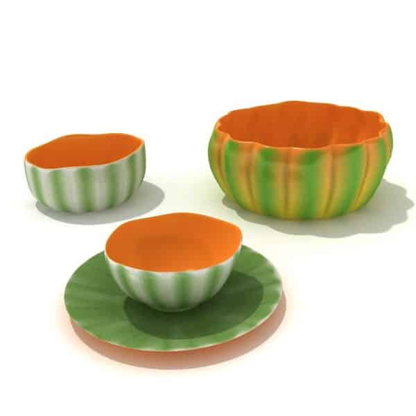 Porcelain Dishes 3d Models 170