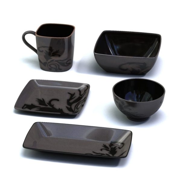 Porcelain Dishes 3d Models 174