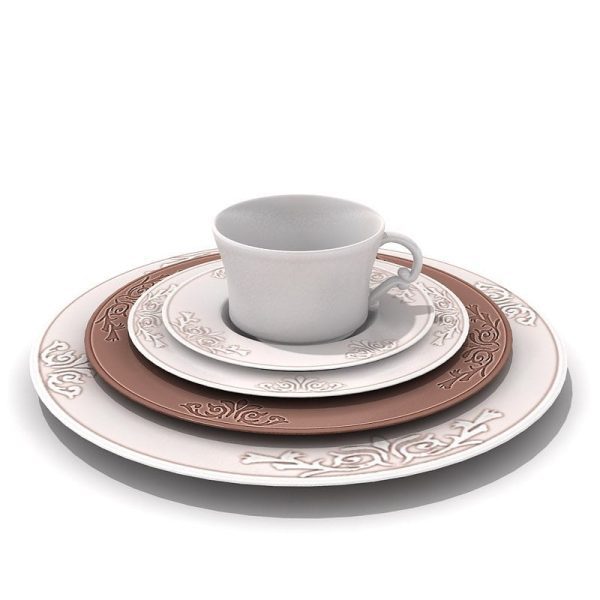 Porcelain Dishes 3d Models 196