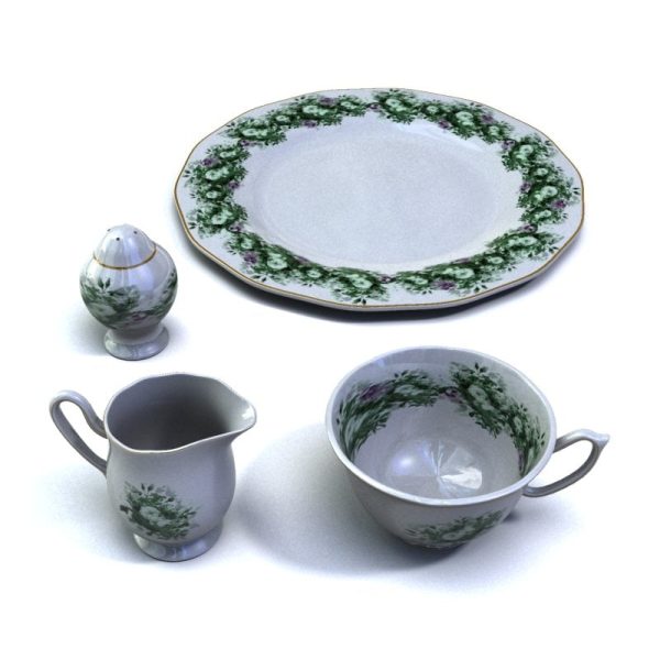 Porcelain Dishes 3d Models 215