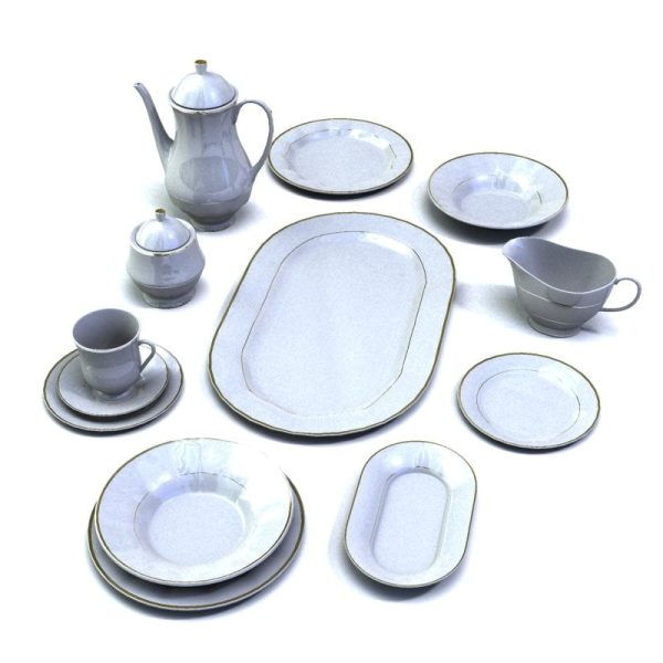 Porcelain Dishes 3d Models 216