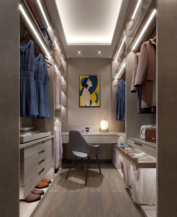 Dressing Room Interior Scene Free Download 007