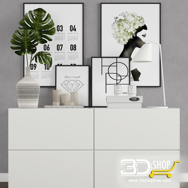 3d max, 3d model, 3dshop, Accessories, Free download, Home, V-ray, Home Accessories