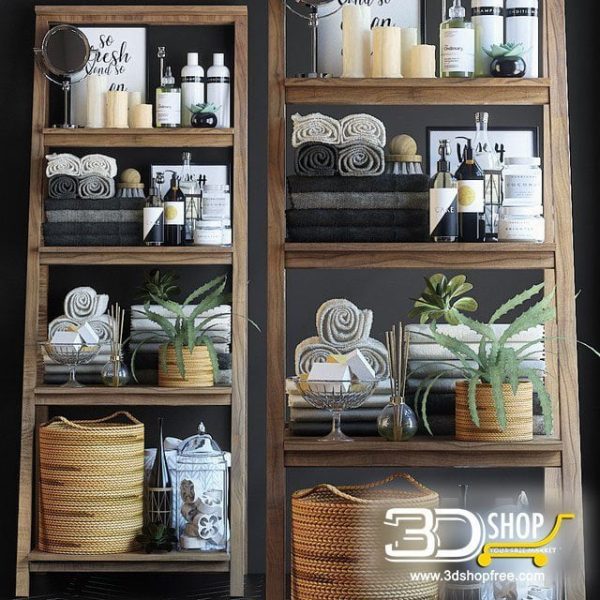 Bath Items Home 3d Model 022