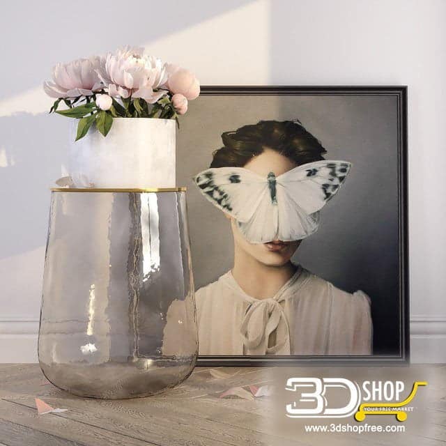 3d max, 3d model, 3dshop, Accessories, Free download, Home, V-ray, Home Accessories