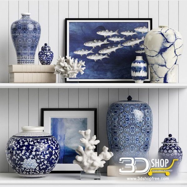 Blue Home Decor Set 033