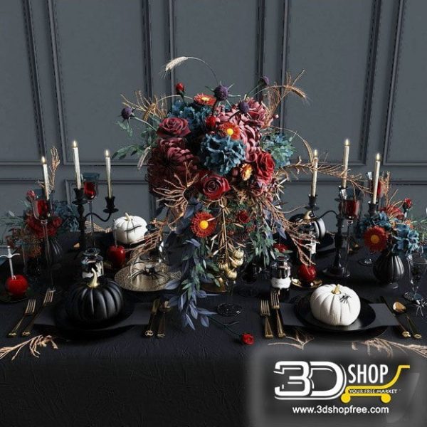 Decorative Flowers 3d Models 045