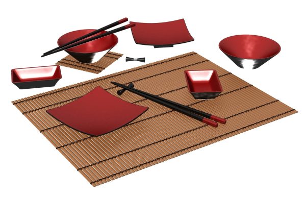 Chinese Serving Plates 3d Model 046