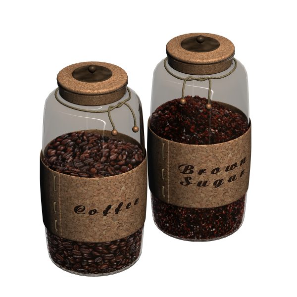 Coffee Jars 3d Model 057