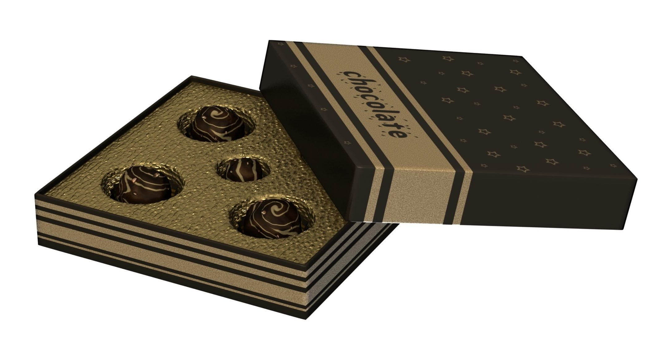 3d max, 3d model, 3dshop, Free download, Kitchen Accessories, V-ray, Chocolate , Chocolate Gift Box