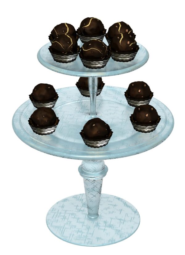 Chocolate Serving Stand 3d Models 083