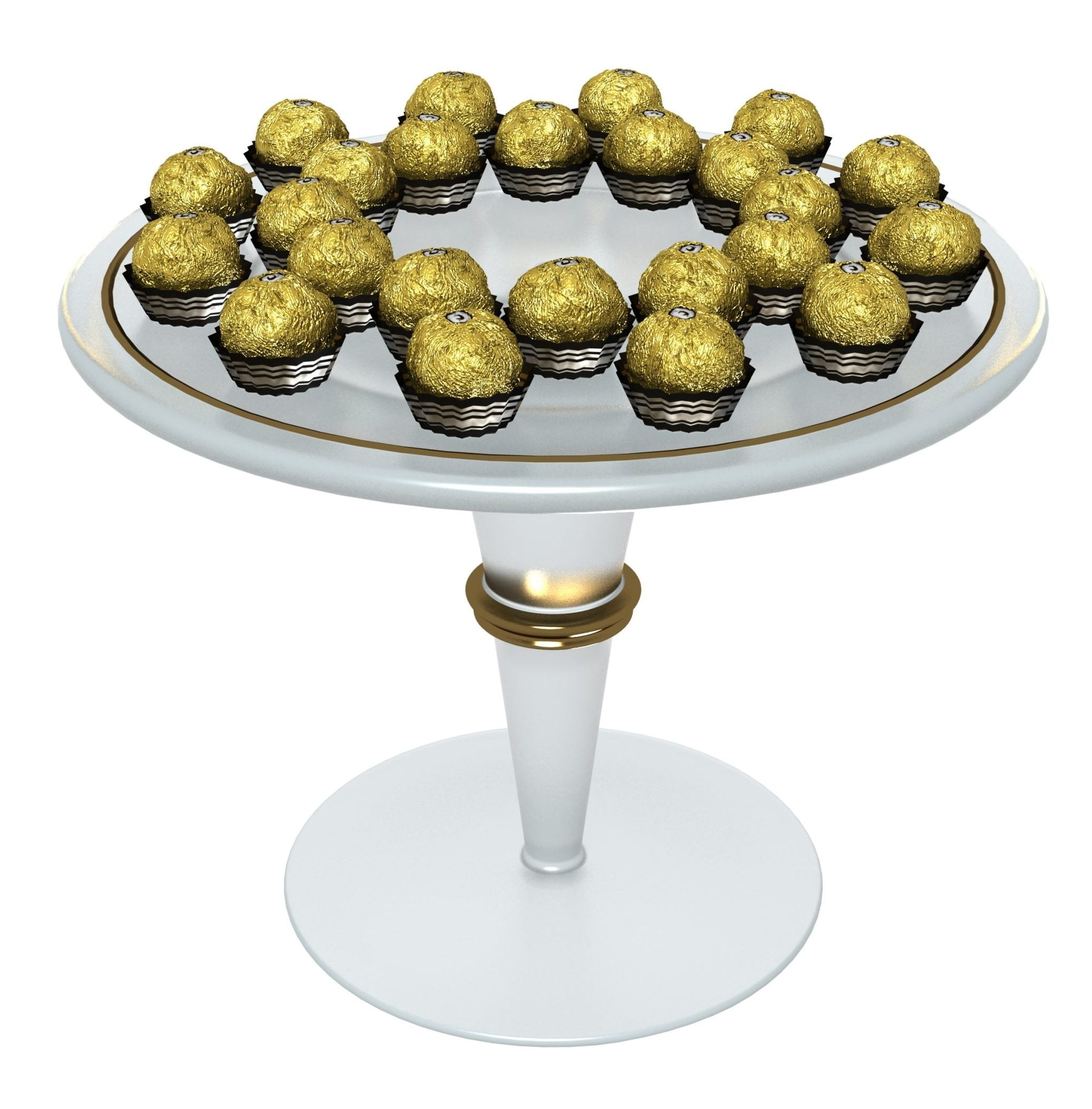 3d max, 3d model, 3dshop, Free download, Kitchen Accessories, V-ray, Chocolate Serving Stand, Chocolate