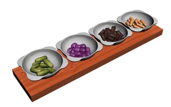 Snacks Plate 3d Models 126