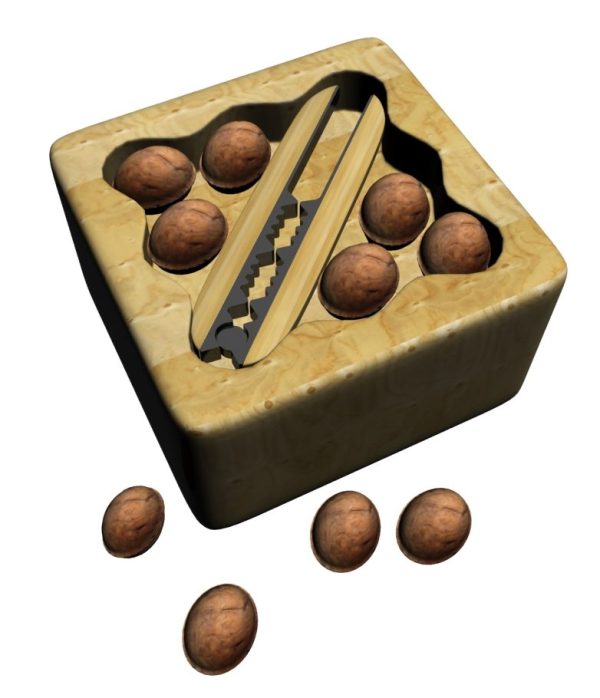 139 Nuts Cracker & Tray 3d Models