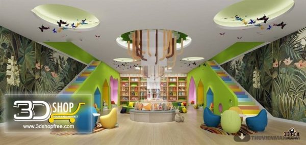 Kindergarten Interior Scene 018