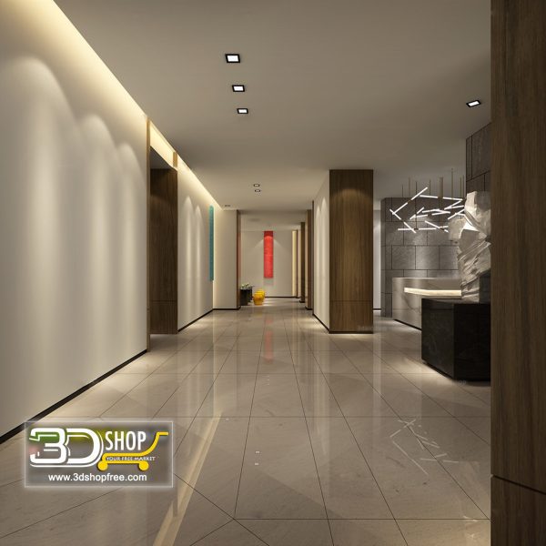 Lobby 3d Max Interior Scene 021