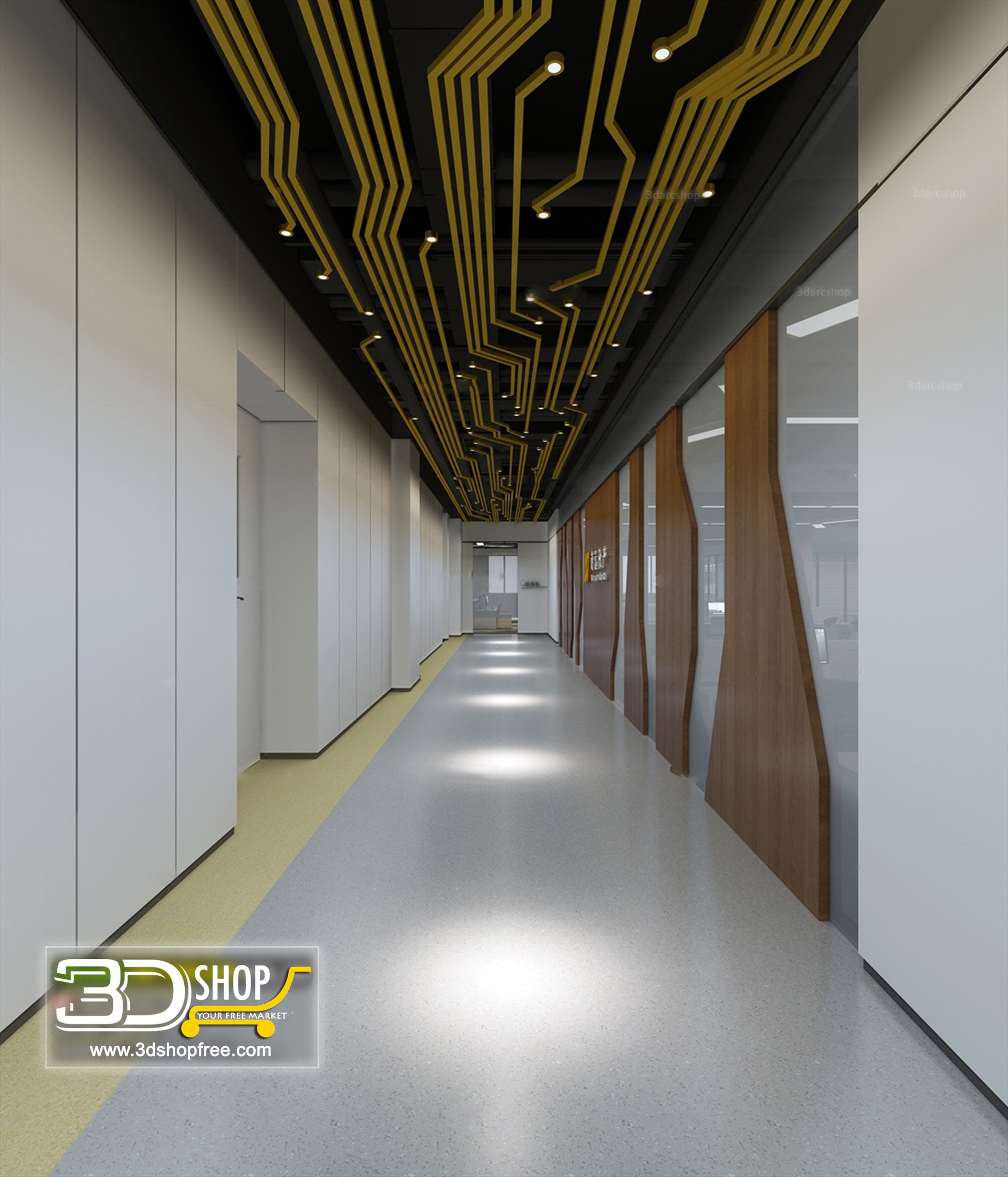 3d max, 3d model, 3dshop, Corona, Corridor, Elevator Lobby, Free download, hotel, Interior, Interior Design, Interior Scene, Interior Scene Free Download, Lobby, V-ray
