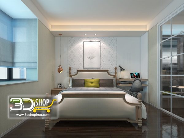 Bedroom 3d Max Interior Scene 029