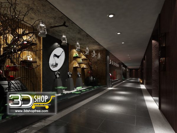 046 Lobby 3d Max Interior Scene