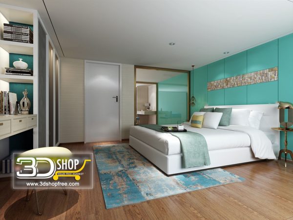 051 Bedroom 3d Max Interior Scene
