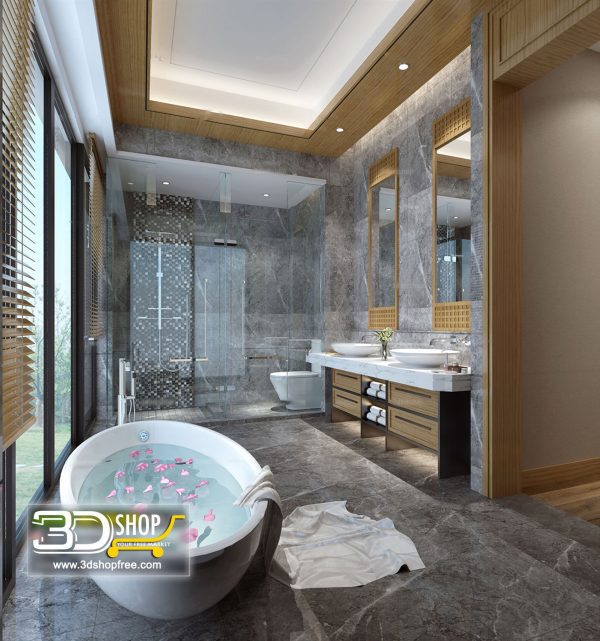 055 Bathroom Interior Scene