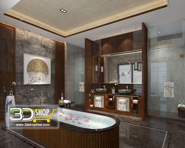 056 Bathroom Interior Scene
