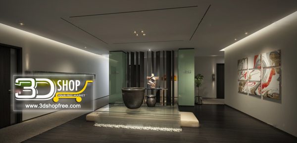 073 Lobby 3d Max Interior Scene