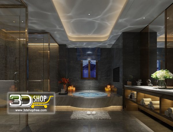 Bathroom Interior Scene 079