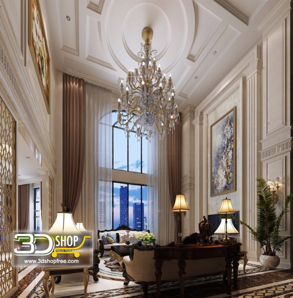 292 Living Room 3d Max Interior Scene