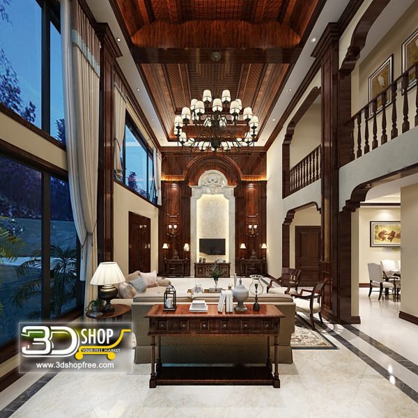 299 Living Room 3d Max Interior Scene