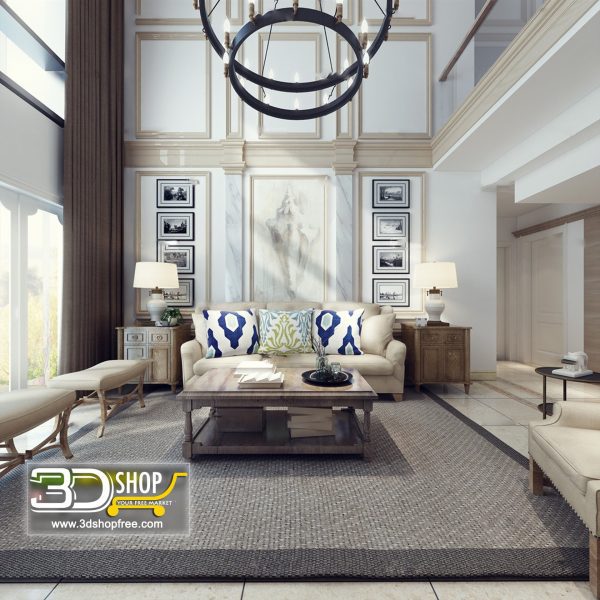 306 Living Room 3d Max Interior Scene