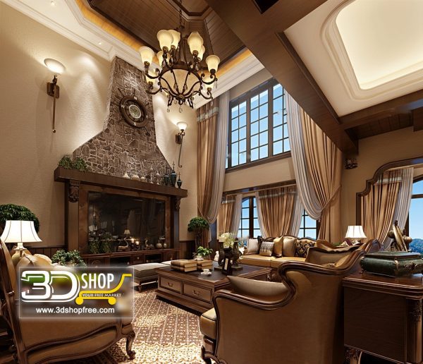 310 Living Room 3d Max Interior Scene