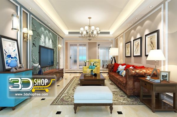 321 Living Room 3d Max Interior Scene