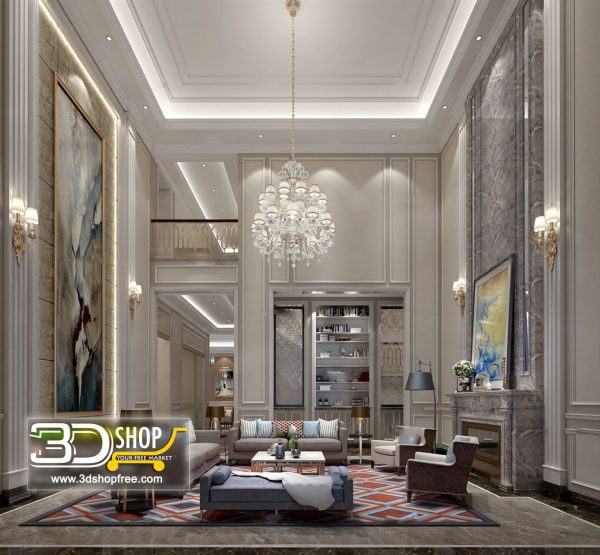 326 Living Room 3d Max Interior Scene
