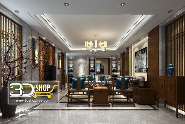 331 Living Room 3d Max Interior Scene