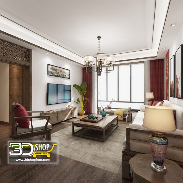 335 Living Room 3d Max Interior Scene