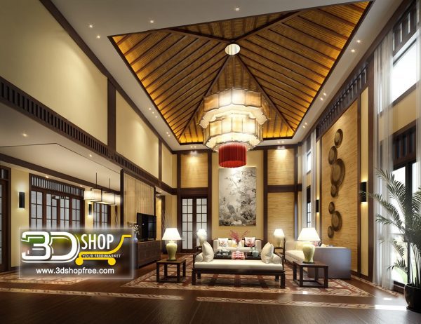 337 Living Room 3d Max Interior Scene