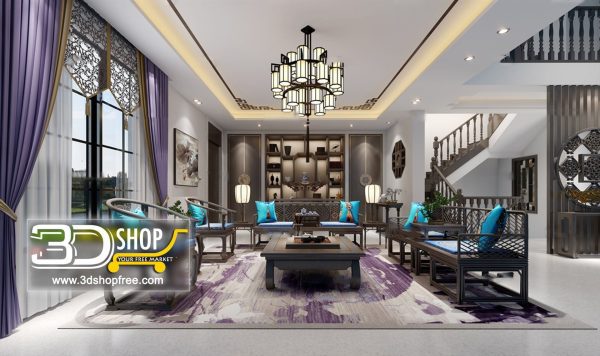 339 Living Room 3d Max Interior Scene