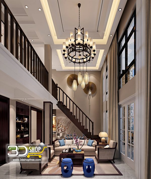 341 Living Room 3d Max Interior Scene